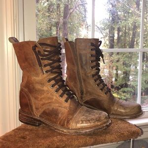 Free people x Steve Madden lace up boots